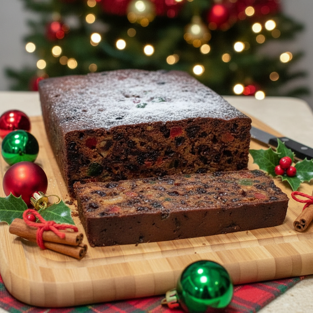 Dark Christmas Cake